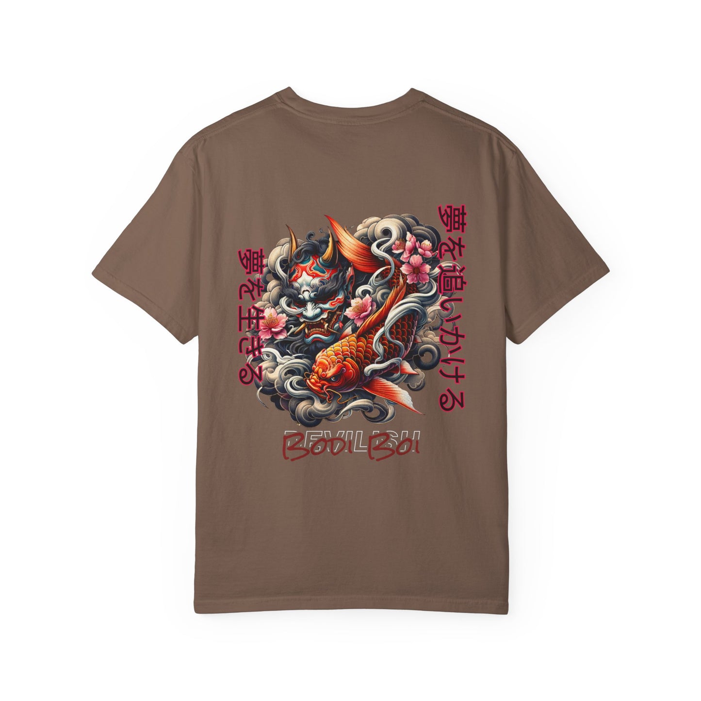 Trendy Unisex Graphic T-Shirt featuring Koi Fish Design, Casual Wear, Gift for Nature Lovers, Birthday Present, Summer Style