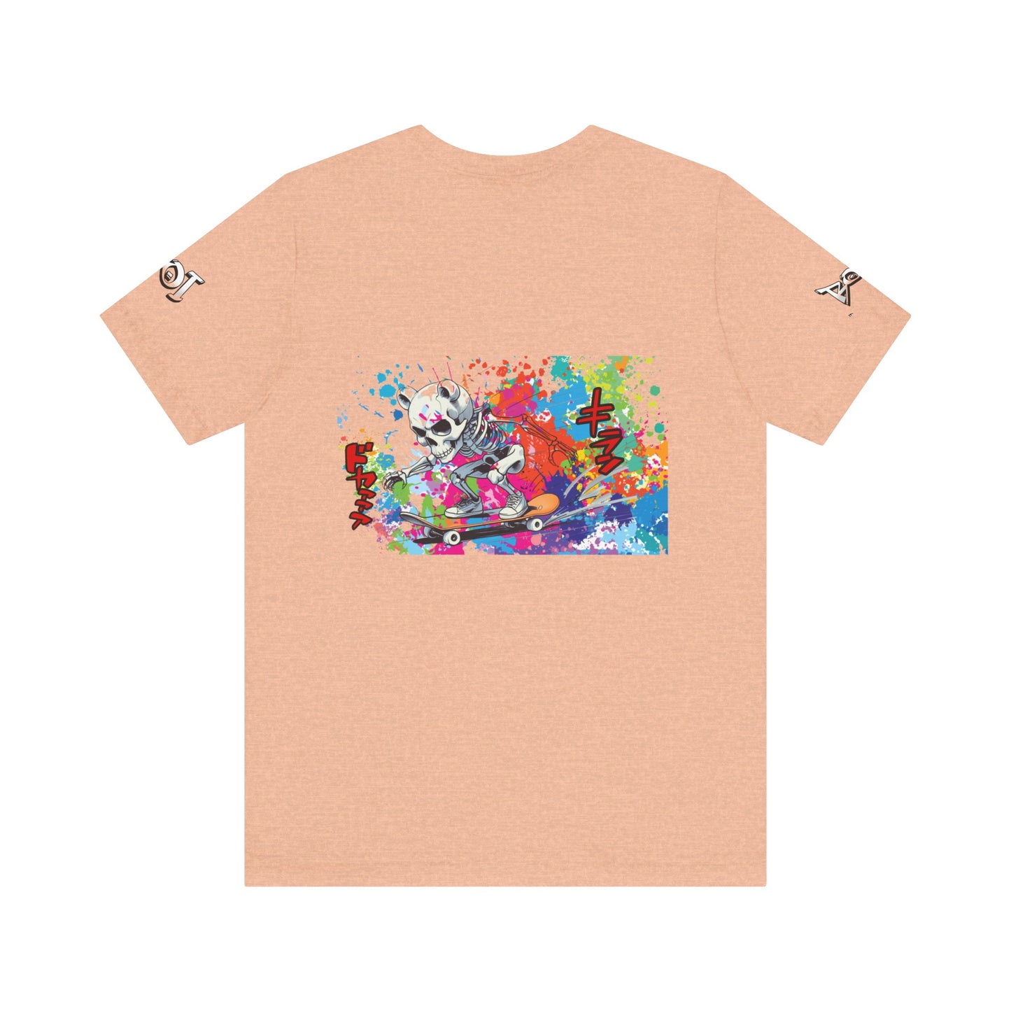 Colorful Skateboarding Art Unisex Tee, Trendy Graphic T-Shirt, Skate Culture Apparel, Fun Streetwear Gift, Summer Festival Shirt, [...]