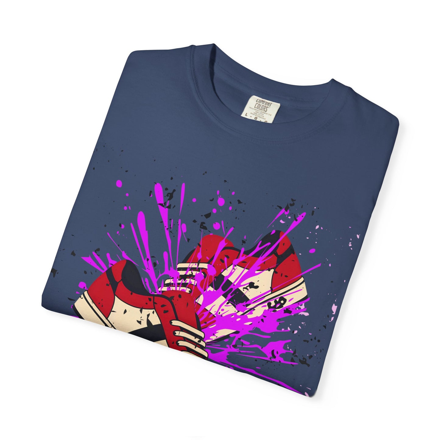 Sneaker Splash Unisex T-Shirt | Vibrant Graphic Tee | Streetwear Style | Perfect for Gift Giving | Hip-Hop Fashion | Casual Wear