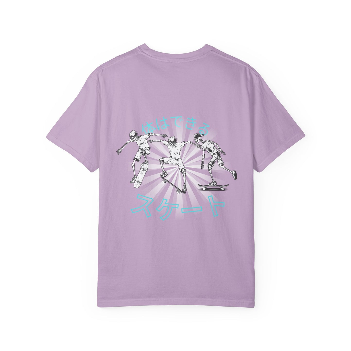 Japanese Skateboarding Design T-Shirt, Unisex Graphic Tee, Casual Streetwear, Gift for Skaters, Trendy Graphic T-Shirt, Funny Skate Shirt