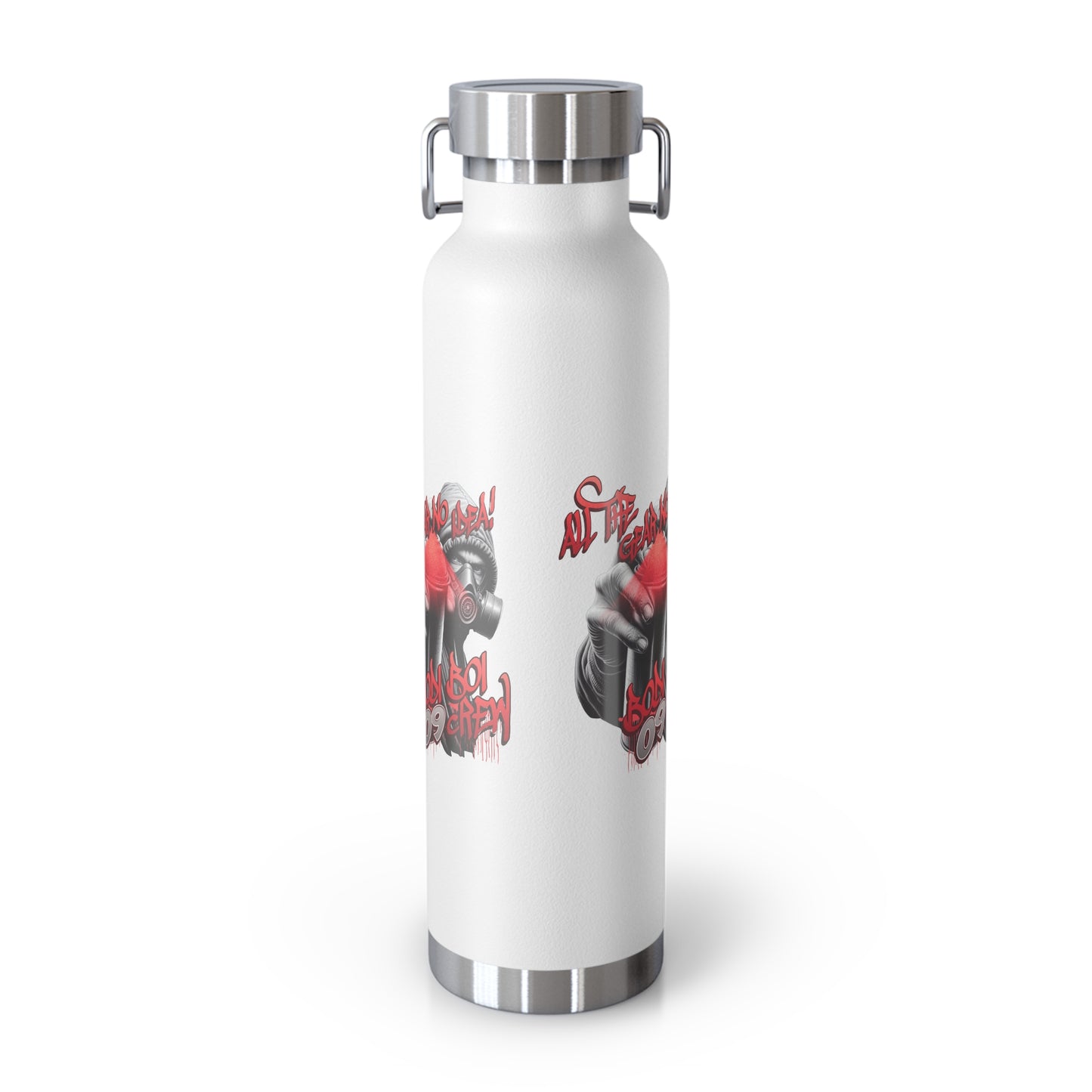 Stylish Insulated Water Bottle with Motivational Design, 22oz, Fitness Hydration, Gym Gear, Eco-Friendly Gift, Inspirational Water Bottle