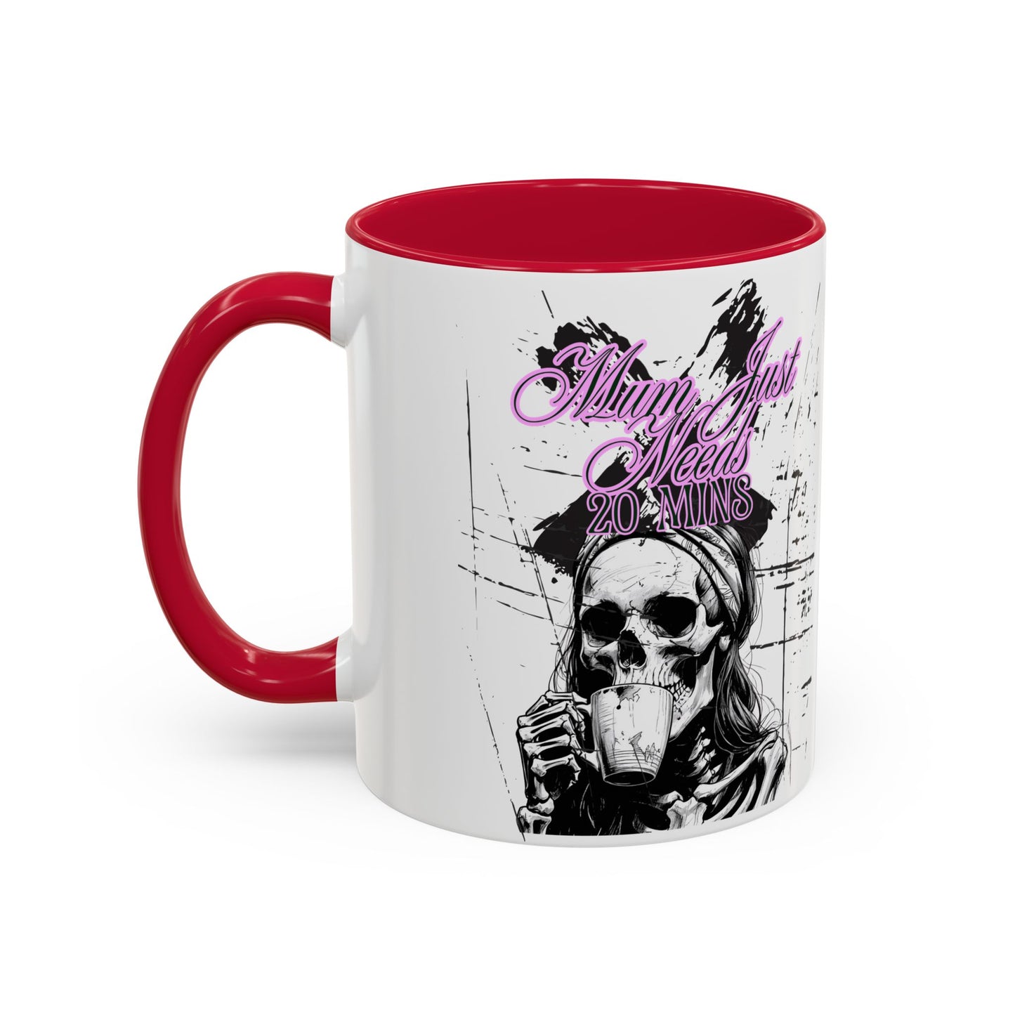 Mum Just Needs 20 min | Perfect for Coffee Lovers, Halloween Decor, Gift for Her, Unique Homeware, Fun Office Mug