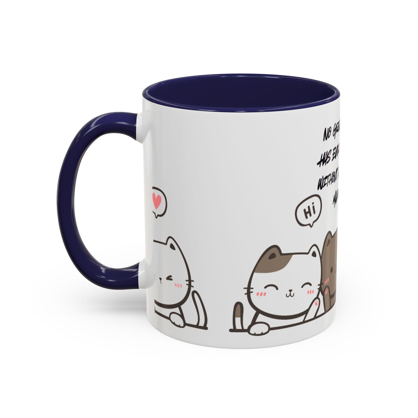 Cute Cat Quote Coffee Mug, Cat Lover Gift, Fun Kitchen Decor, Office Mug, Gift for Cat Moms, Whimsical Cat Theme