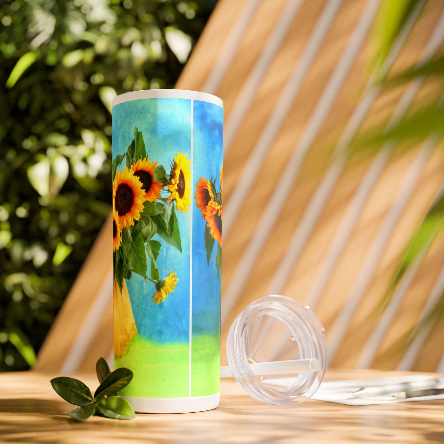 Van Gogh Sunflower Tumbler, 20oz Insulated Skinny Straw Cup, Perfect Gift for Flower Lovers, Summer Parties, Birthdays, Eco-Friendly [...]