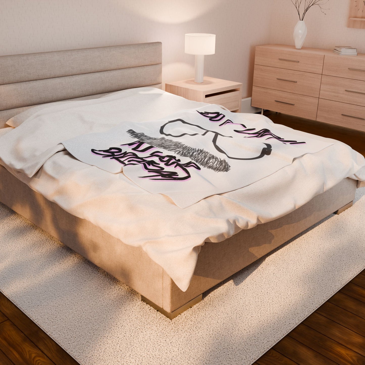Birthday Themed Plush Blanket, Cozy Gift for Men, Funny Birthday Present, Soft Throw Blanket, Personalized Blanket for Celebrations