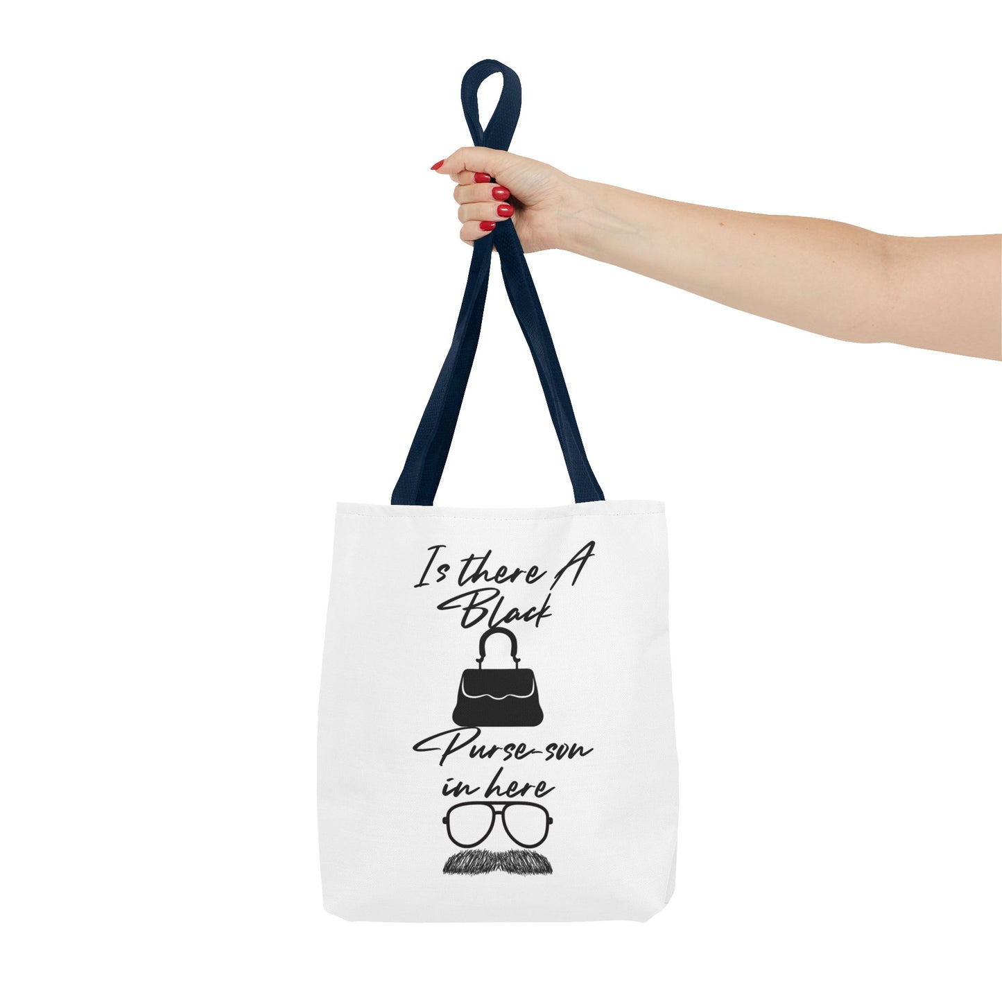 Black Purse-son Tote Bag, Funny Tote for Men and Women, Gift for Friends, Casual Bag, Shopping Tote, Perfect for Birthdays and Celebrations