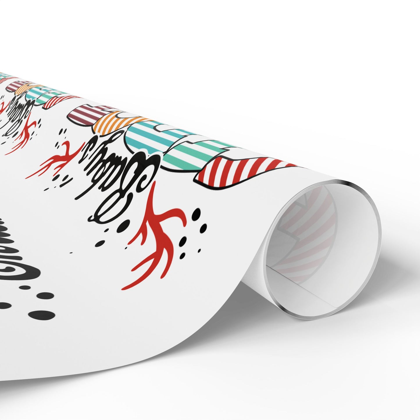 Frist Xmas, Festive Wrapping Paper for Gifts, Christmas, Birthdays, Weddings, Special Occasions