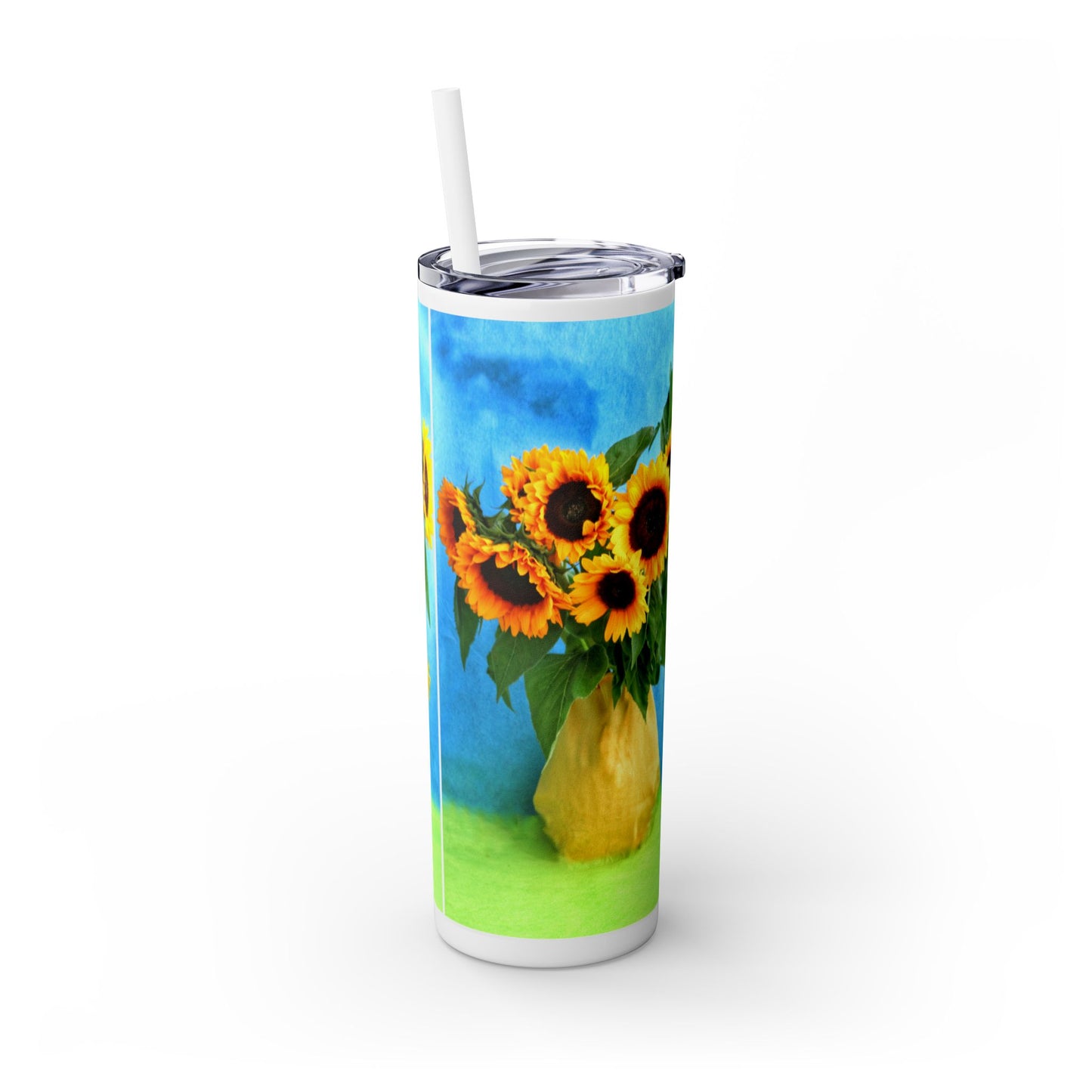 Van Gogh Sunflower Tumbler, 20oz Insulated Skinny Straw Cup, Perfect Gift for Flower Lovers, Summer Parties, Birthdays, Eco-Friendly [...]