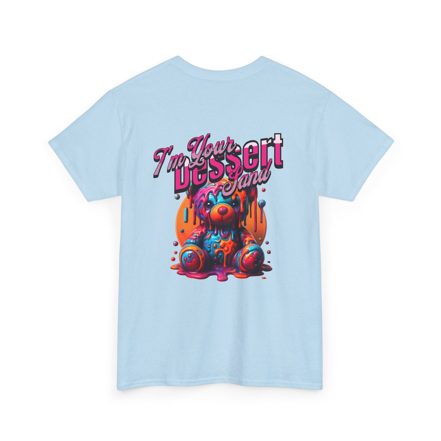 Whimsical Unisex Tee with Dessert Design, Fun Graphic Shirt for Parties, Casual Wear, Gift for Food Lovers, Cute Apparel