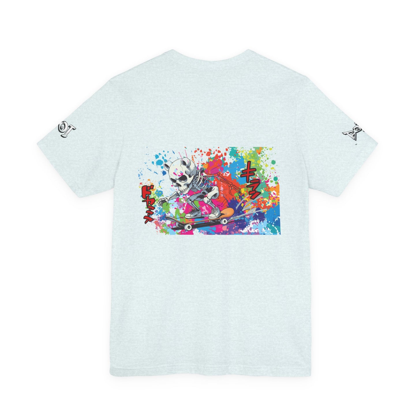 Colorful Skateboarding Art Unisex Tee, Trendy Graphic T-Shirt, Skate Culture Apparel, Fun Streetwear Gift, Summer Festival Shirt, [...]