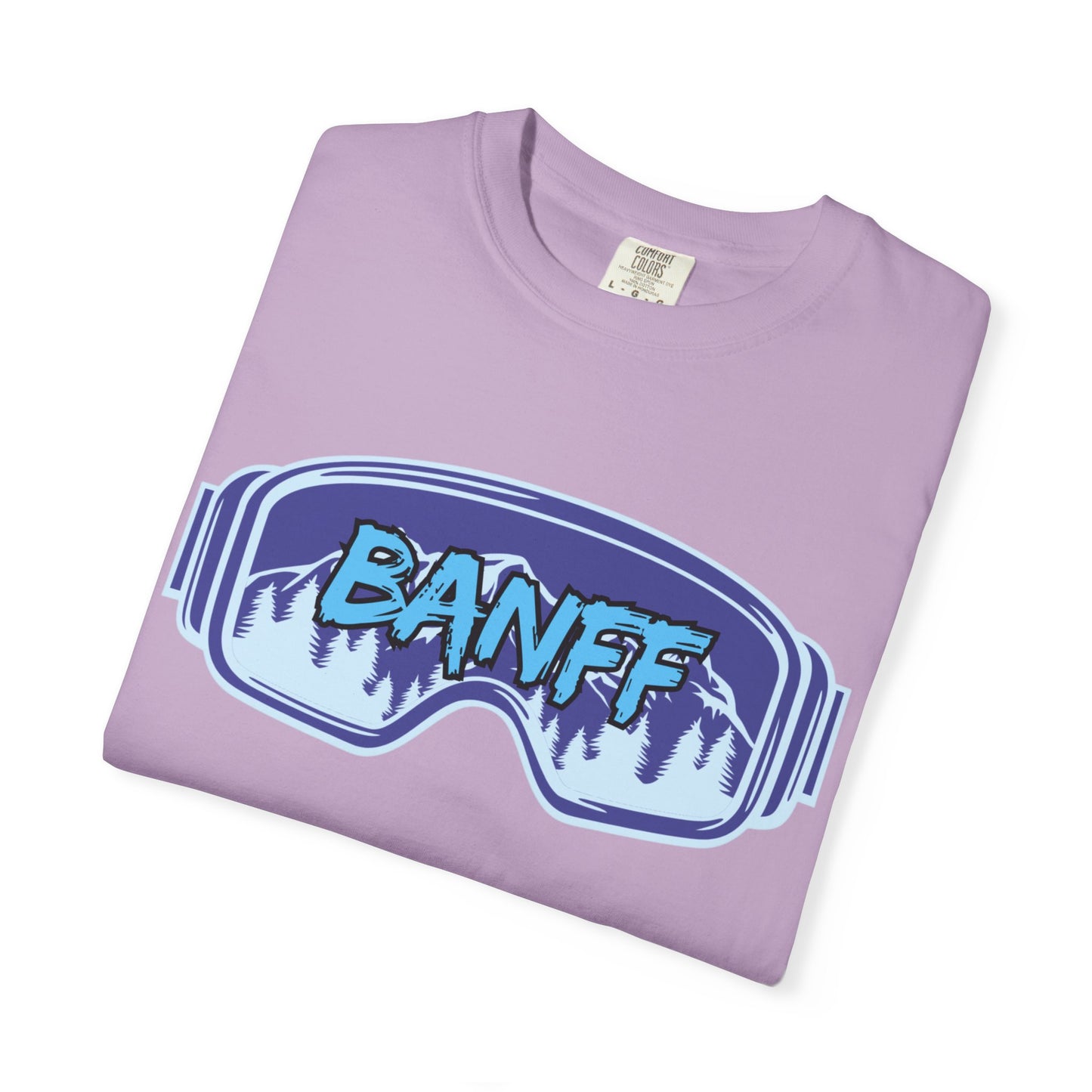 Banff Ski Adventure T-Shirt - Unisex Garment-Dyed Tee, Snowboarder Gift, Winter Sports Apparel, Ski Trip Souvenir, Funny Travel Shirt