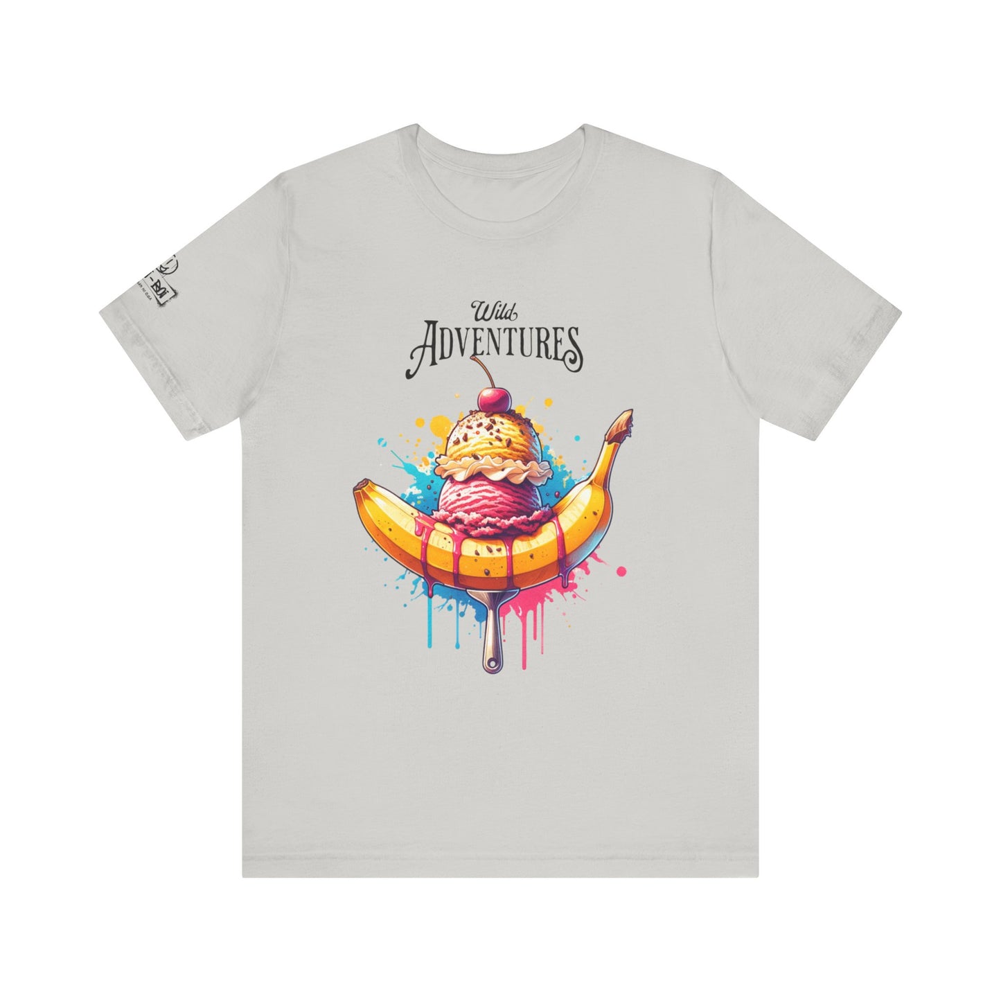 Fun Adventure Banana Split Tee, Ice Cream Lovers T-Shirt, Summer Vibes Shirt, Foodie Gift, Casual Unisex Tee