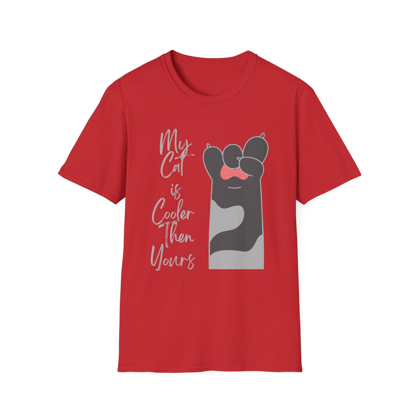 Cat Lover my cat is cooler Unisex T-Shirt: My Cat is Cooler Than Yours, Gift for Pet Lovers, Funny Cat Tee, Animal Lover Apparel, Birthday Gift