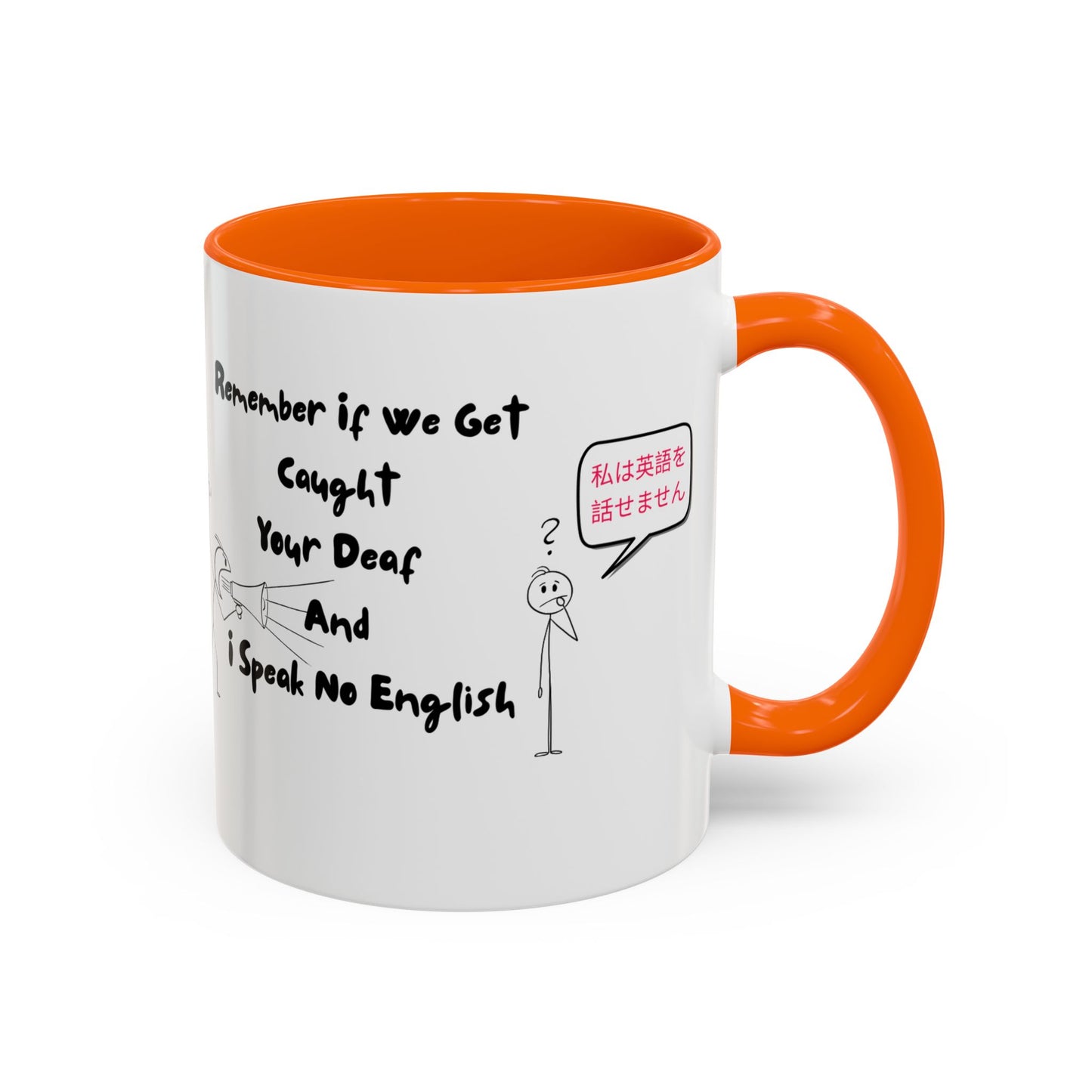 Humorous Accent Coffee Mug, Funny Gift for Language Lovers, Quirky Tea Mug, Cute Coffee Cup, Ideal for Friends, Family, or Students