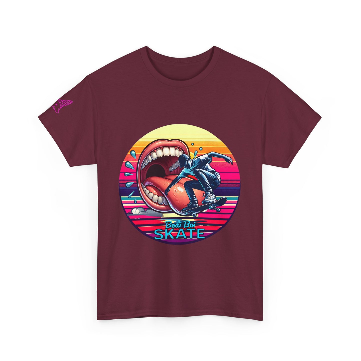 Retro Skate Graphic Tee, Fun Streetwear, Unisex Cotton Shirt for Skaters, Gift for Skate Lovers, Men's and Women's Tee