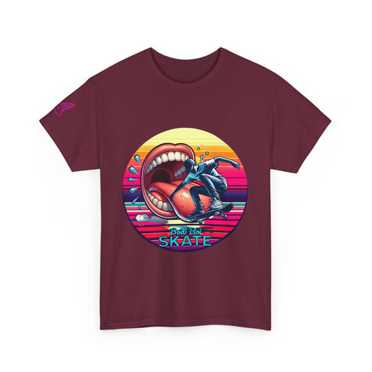 Retro Skate Graphic Tee, Fun Streetwear, Unisex Cotton Shirt for Skaters, Gift for Skate Lovers, Men's and Women's Tee