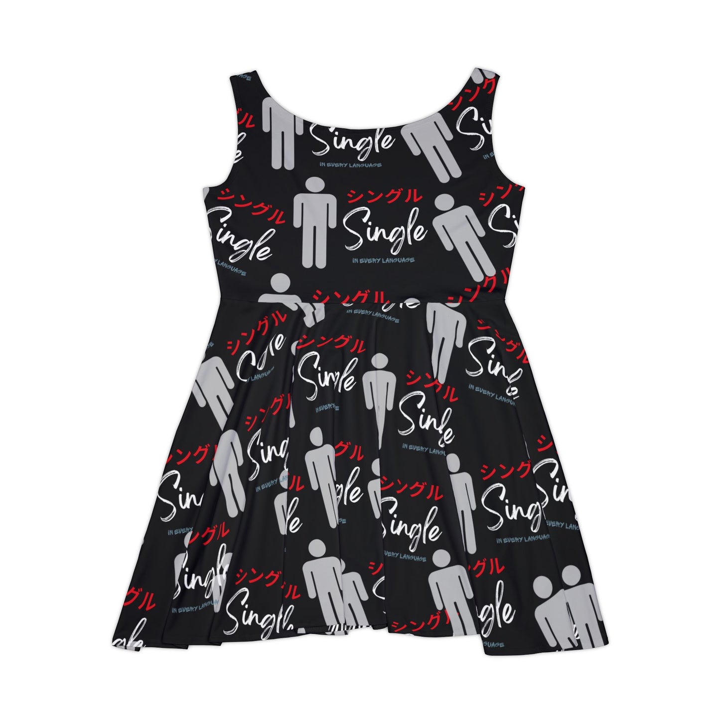 Single Life Women's Skater Dress - Fun Party Dress, Casual Summer Dress, Gift for Singles