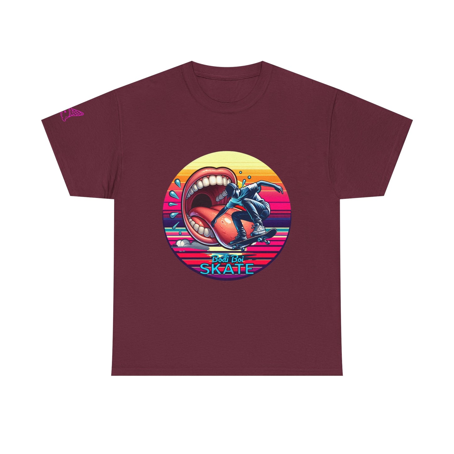 Retro Skate Graphic Tee, Fun Streetwear, Unisex Cotton Shirt for Skaters, Gift for Skate Lovers, Men's and Women's Tee