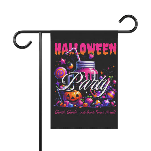 Halloween Party Garden Banner, Spooky Decorations, Outdoor Decor, Fall Decor, Halloween Celebration Sign
