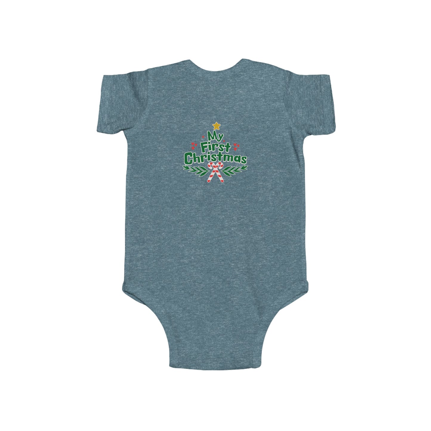 My First Christmas Infant Bodysuit, Baby Holiday Outfit, Cute Christmas Onesie, Baby Shower Gift, Newborn Christmas Apparel