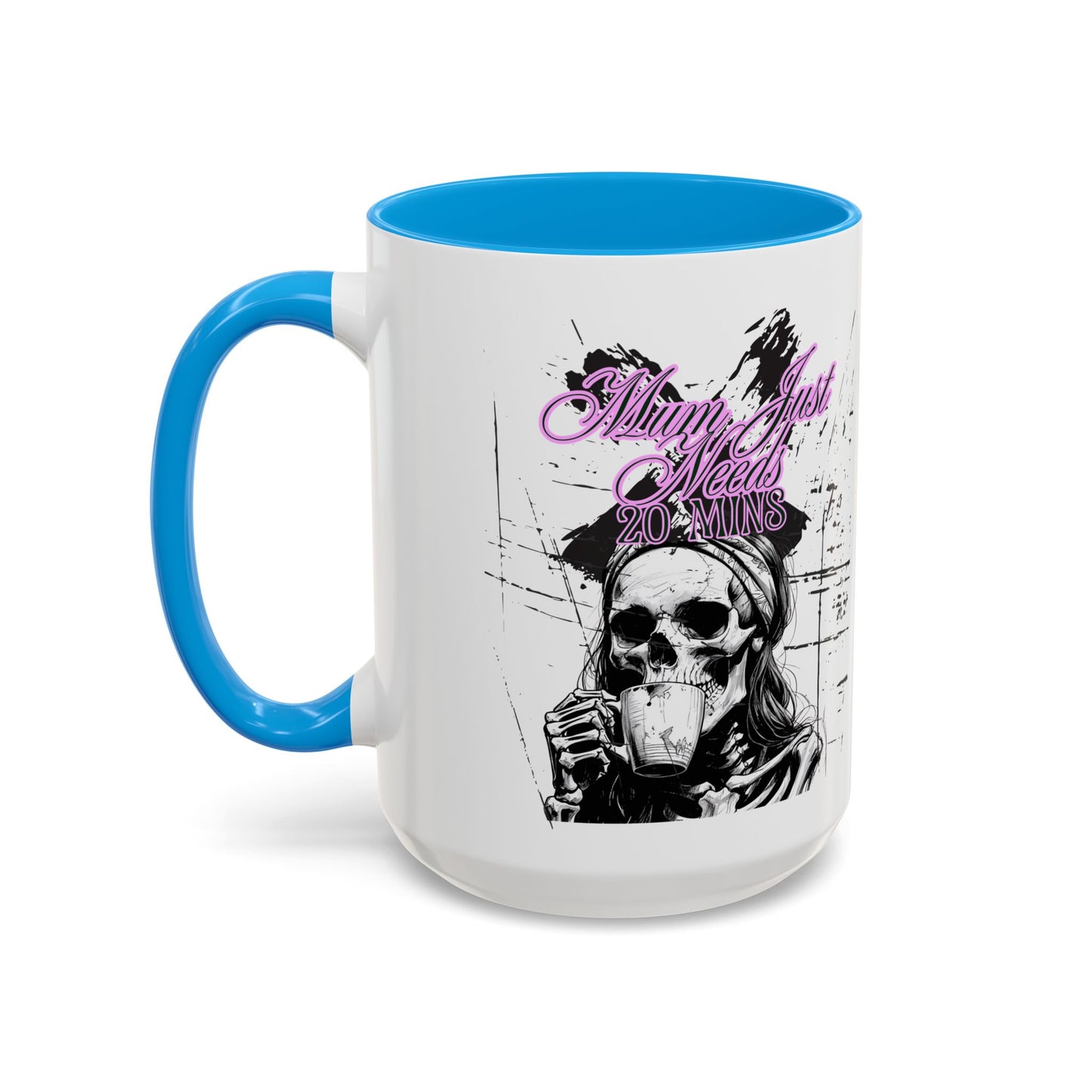 Mum Just Needs 20 min | Perfect for Coffee Lovers, Halloween Decor, Gift for Her, Unique Homeware, Fun Office Mug