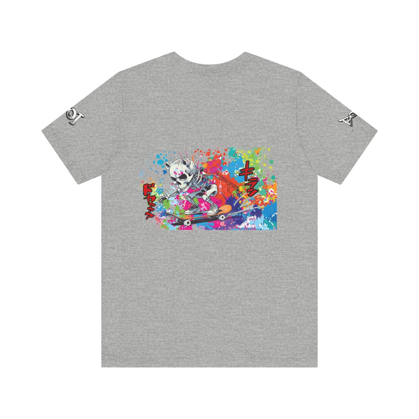 Colorful Skateboarding Art Unisex Tee, Trendy Graphic T-Shirt, Skate Culture Apparel, Fun Streetwear Gift, Summer Festival Shirt, [...]