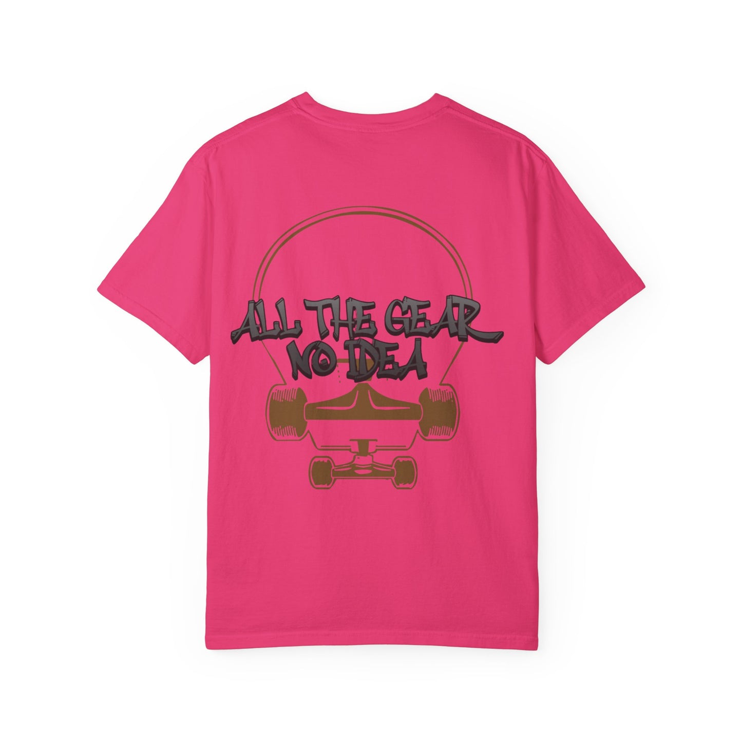 Skateboard Vibes Unisex T-Shirt | Streetwear Style, Casual Tee, Graphic Tee, Gift for Skaters, All the Gear No Idea