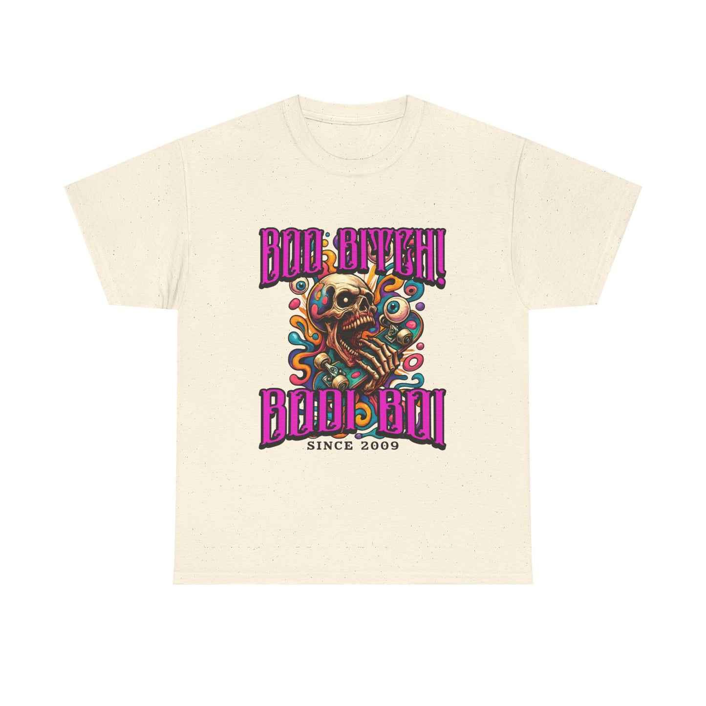 Skull Art Unisex Heavy Cotton Tee, Casual Wear, Graphic Tee, Festival Fashion, Unique Gift Idea, Everyday T-Shirt