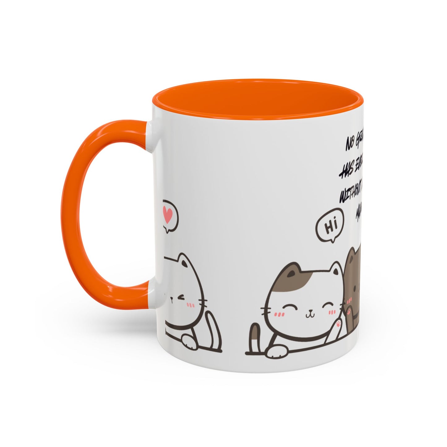 Cute Cat Quote Coffee Mug, Cat Lover Gift, Fun Kitchen Decor, Office Mug, Gift for Cat Moms, Whimsical Cat Theme