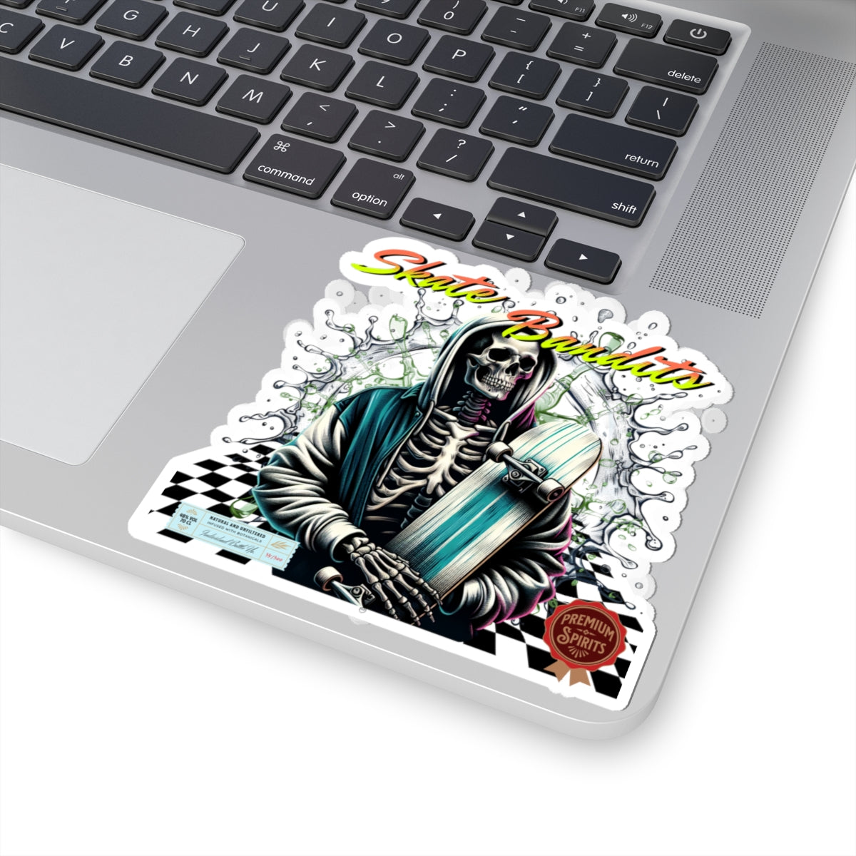 Skate Bandit Stickers, Cool Skateboard Stickers, Edgy Art for Teens, Unique Gift for Skaters, Halloween Decor, Laptop Decals
