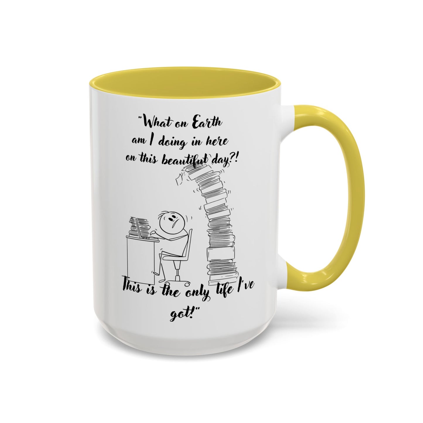 What am I doing here  Coffee Mug - Perfect for Writers, Students, and Book Lovers!