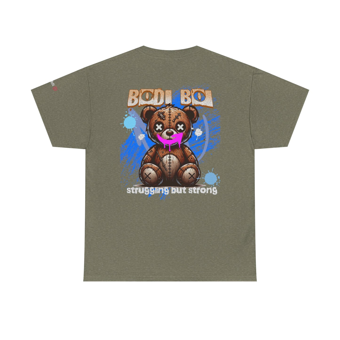 Unisex Heavy Cotton Tee with Playful Bear Design, Cute Graphic Tee for Everyday Wear, Fun Gift for Birthdays, Casual Fashion [...]