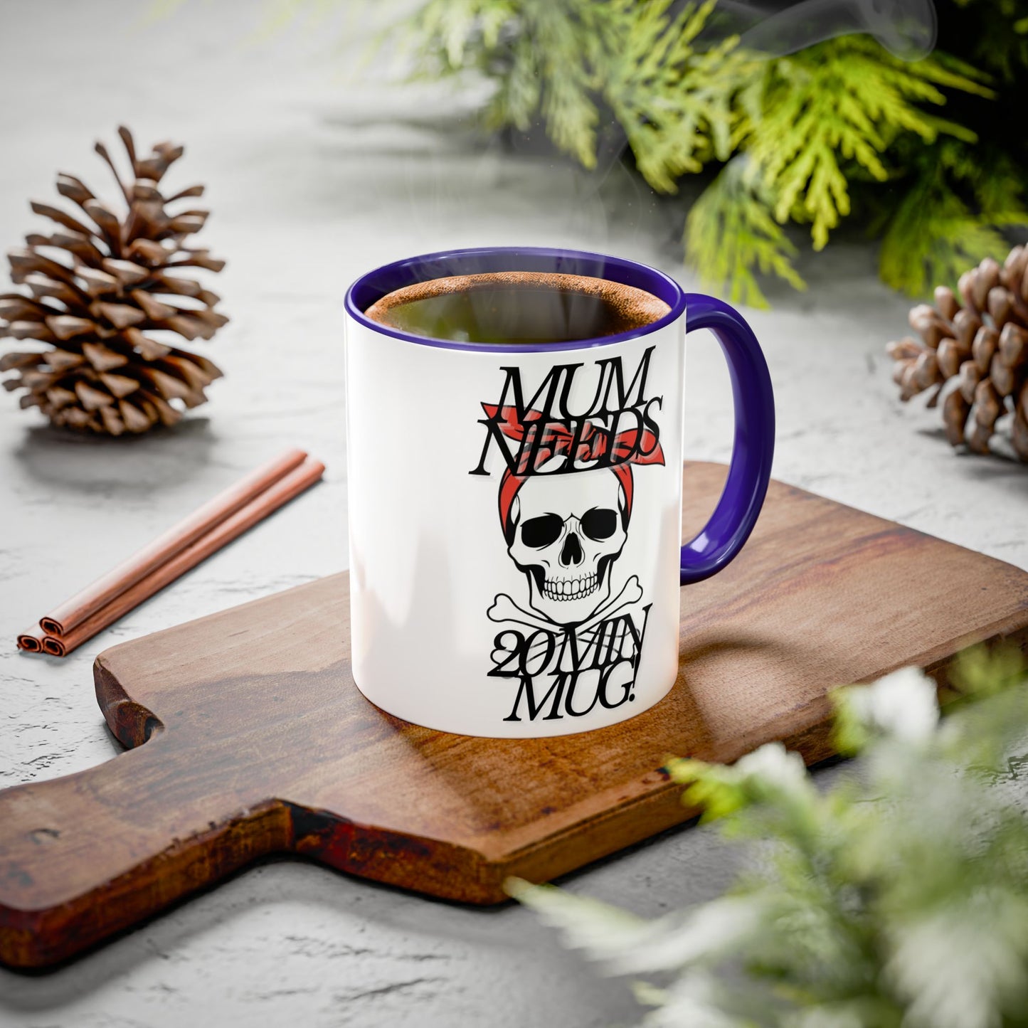 Pirate-Themed Coffee Mug, Fun Gift for Moms, 11oz and 15oz Sizes, Perfect for Birthdays, Mother's Day, and Holidays, Unique Kitchen Decor