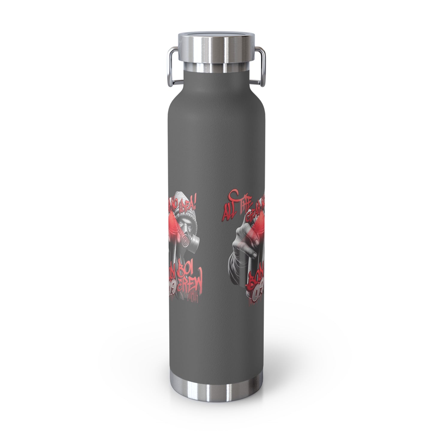 Stylish Insulated Water Bottle with Motivational Design, 22oz, Fitness Hydration, Gym Gear, Eco-Friendly Gift, Inspirational Water Bottle