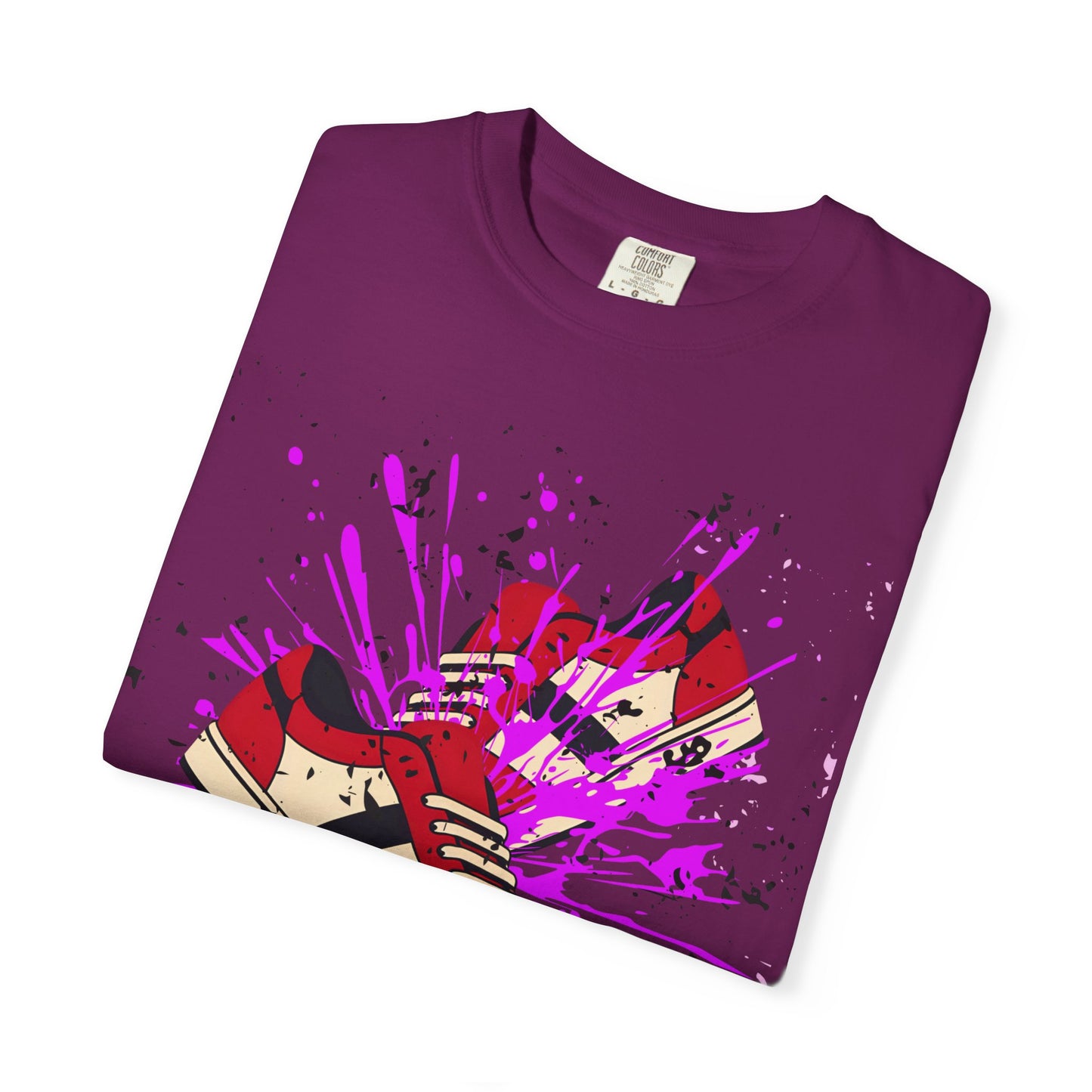 Sneaker Splash Unisex T-Shirt | Vibrant Graphic Tee | Streetwear Style | Perfect for Gift Giving | Hip-Hop Fashion | Casual Wear