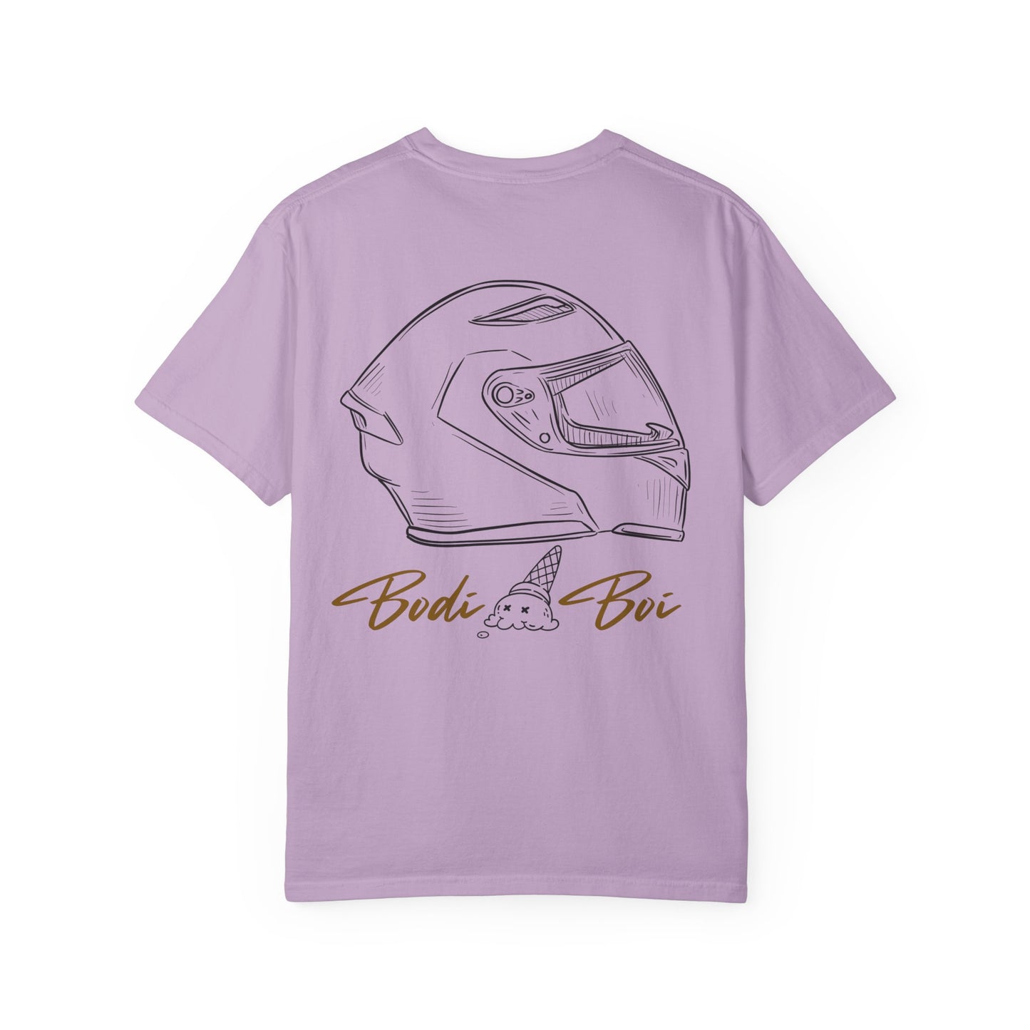 Cool Ice Cream & Helmet Graphic T-Shirt, Unisex Casual Tee, Gift for Ice Cream Lovers, Summer Vibes, Streetwear Fashion