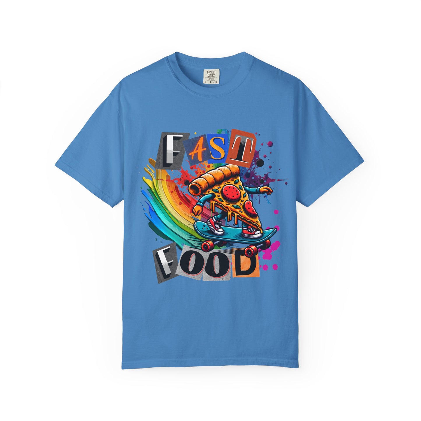 Fast Food Skate Graphic T-Shirt, Unisex T-Shirt, Retro Style Tee, Perfect for Food Lovers, Skate Culture, Casual Wear