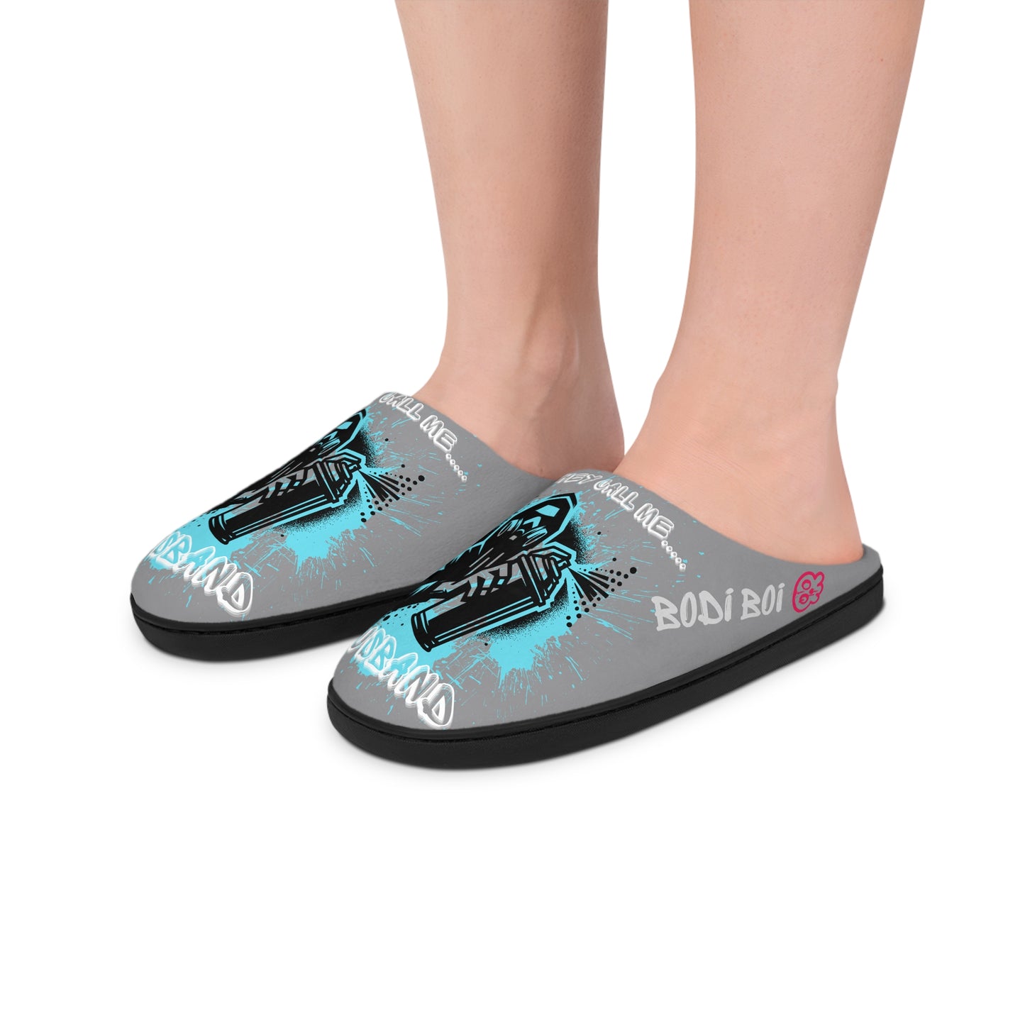 Men's  husband Indoor Slippers with Playful Graphic, Cozy House Shoes for Comfort, Perfect for Relaxing at Home, Unique Gift Idea