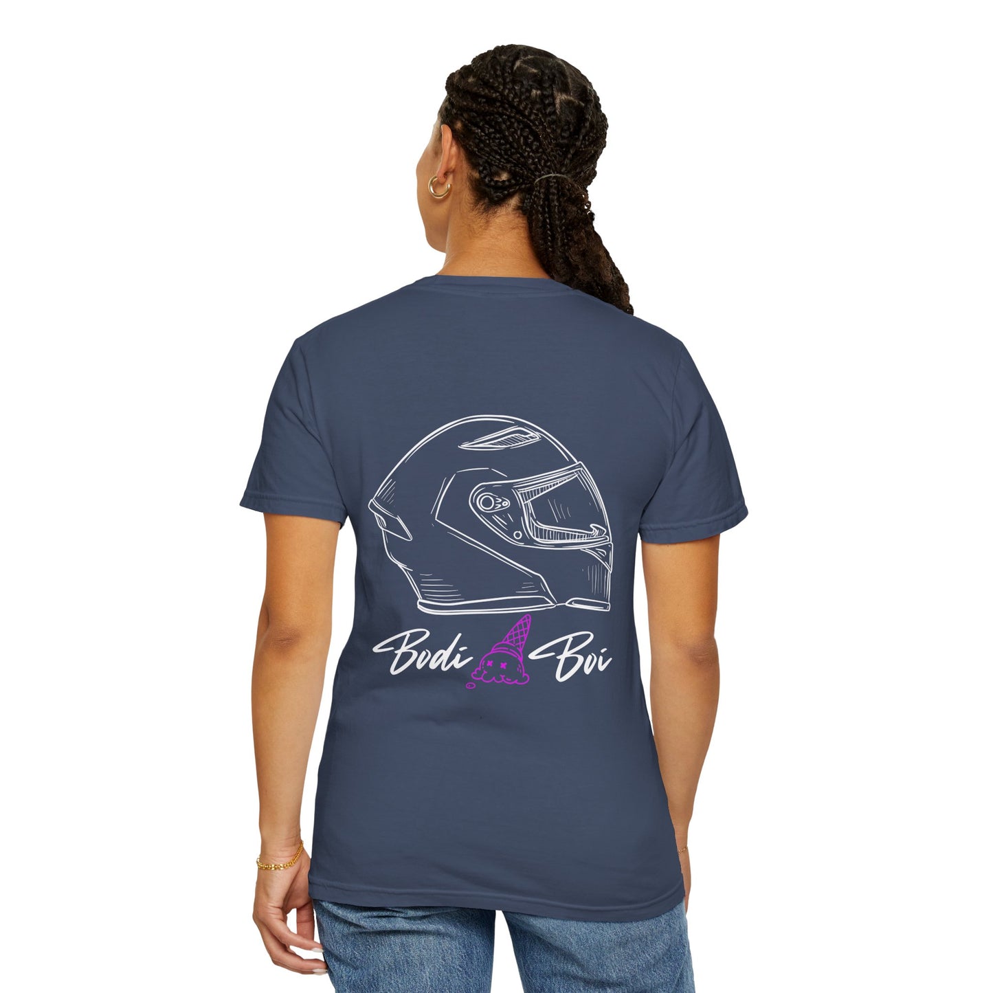 Unisex Garment-Dyed T-Shirt with Bodi Boi Design | Casual Wear, Gift for Motorcyclists, Unique Graphic Tee, Birthday Present, [...]