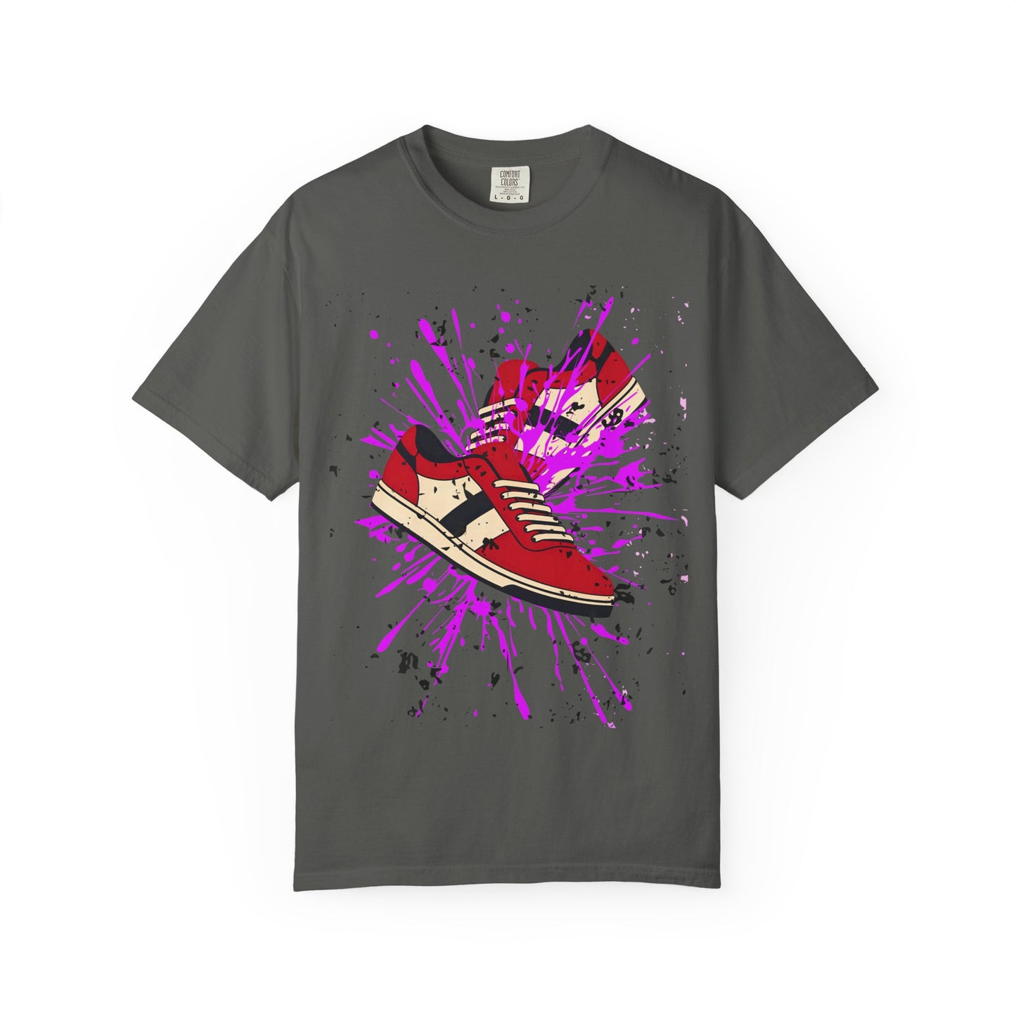 Sneaker Splash Unisex T-Shirt | Vibrant Graphic Tee | Streetwear Style | Perfect for Gift Giving | Hip-Hop Fashion | Casual Wear