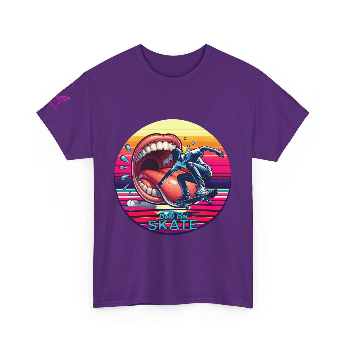 Retro Skate Graphic Tee, Fun Streetwear, Unisex Cotton Shirt for Skaters, Gift for Skate Lovers, Men's and Women's Tee