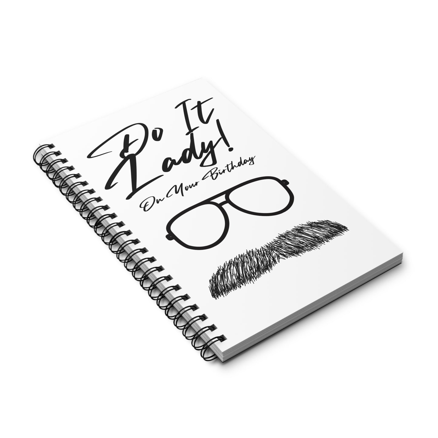 Birthday Do It Lady Journal for Her, Funny Gift for Women, Inspirational Notebook, Personal Diary, Party Planning Journal