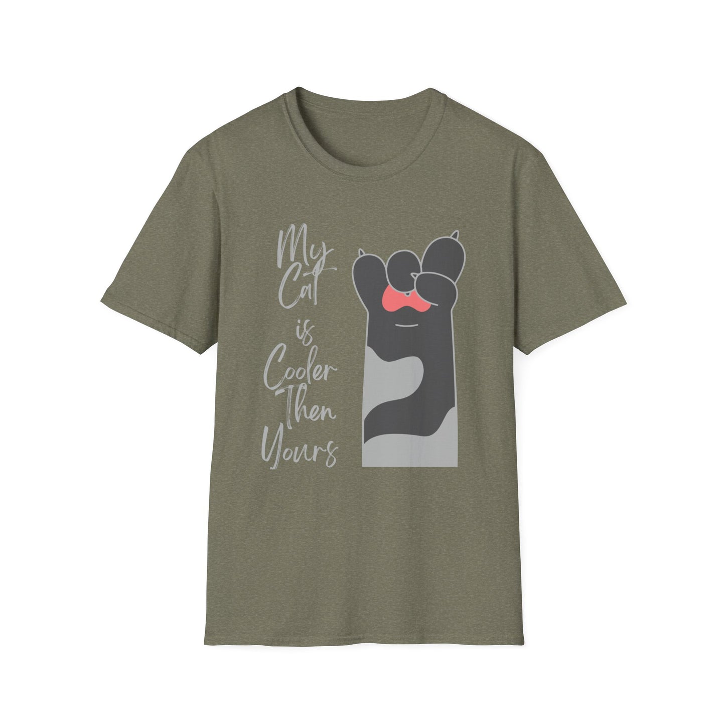 Cat Lover my cat is cooler Unisex T-Shirt: My Cat is Cooler Than Yours, Gift for Pet Lovers, Funny Cat Tee, Animal Lover Apparel, Birthday Gift