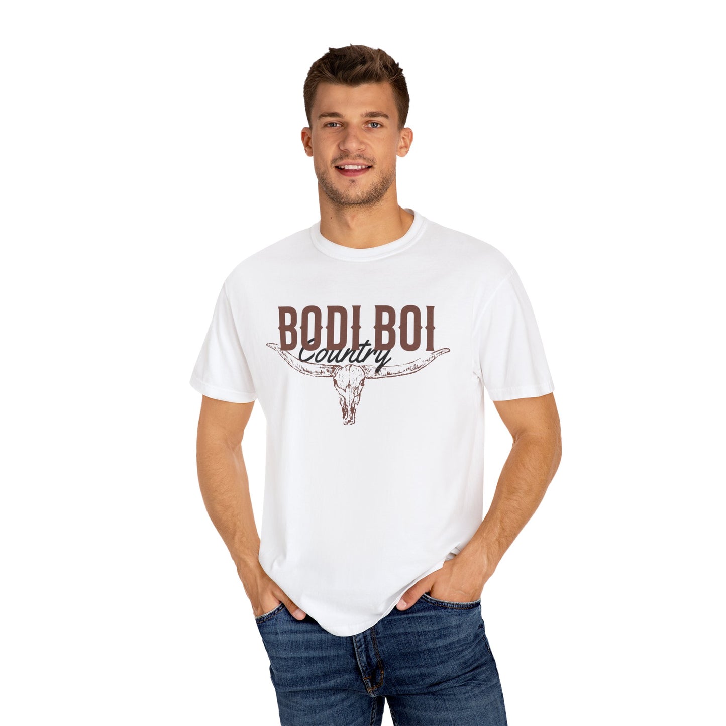 Unisex Cowboy Rodeo T-Shirt, BODI BOI Country Tee, Western Apparel, Country Music Gift, Rodeo Fan Shirt