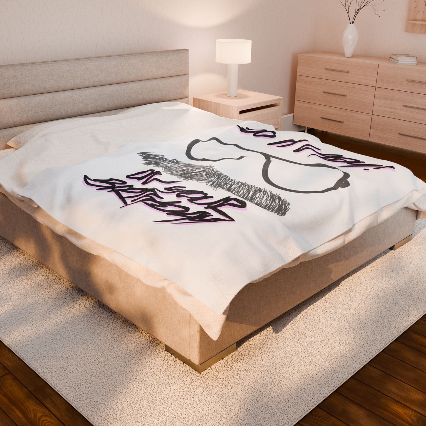 Birthday Themed Plush Blanket, Cozy Gift for Men, Funny Birthday Present, Soft Throw Blanket, Personalized Blanket for Celebrations