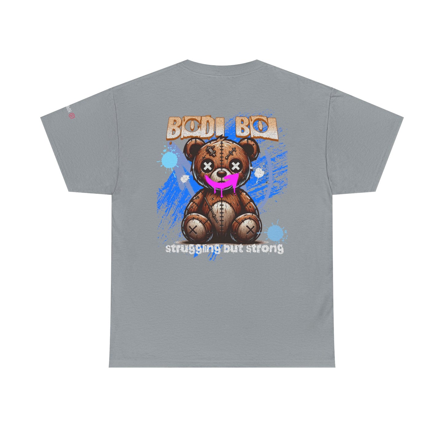 Unisex Heavy Cotton Tee with Playful Bear Design, Cute Graphic Tee for Everyday Wear, Fun Gift for Birthdays, Casual Fashion [...]