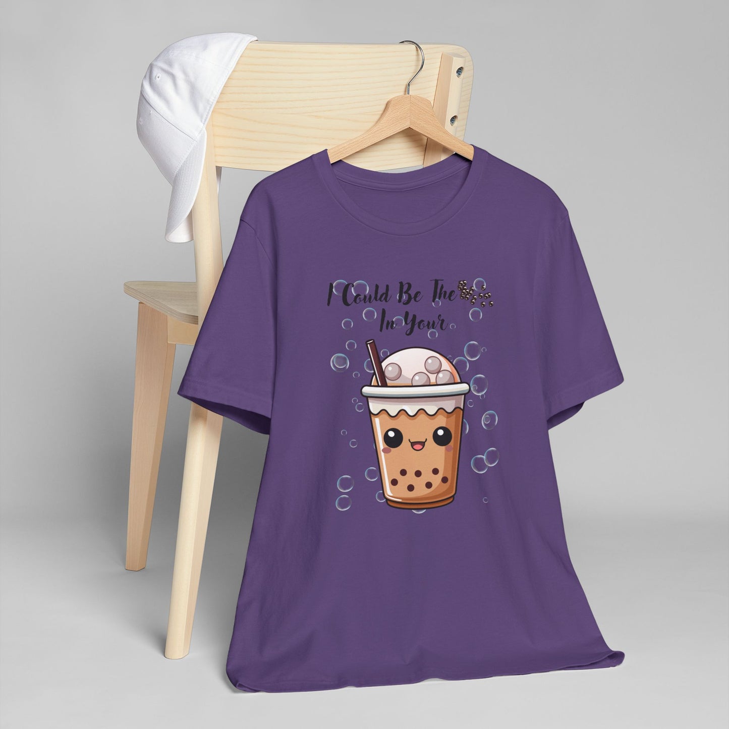 Cute Bubble Tea T-Shirt, Funny Drink Tee, Gift for Tea Lovers, Unisex Casual Shirt, Trendy Summer Wear, Coffee Addict Top