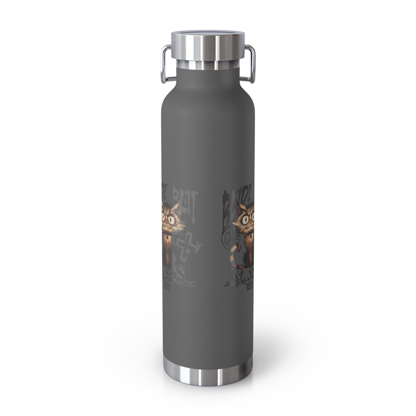 Cute Cat Design Water Bottle, Insulated Copper Flask for Pet Lovers, Fun Gift for Kids, Hydro Bottle for School, Unique Travel Mug, [...]