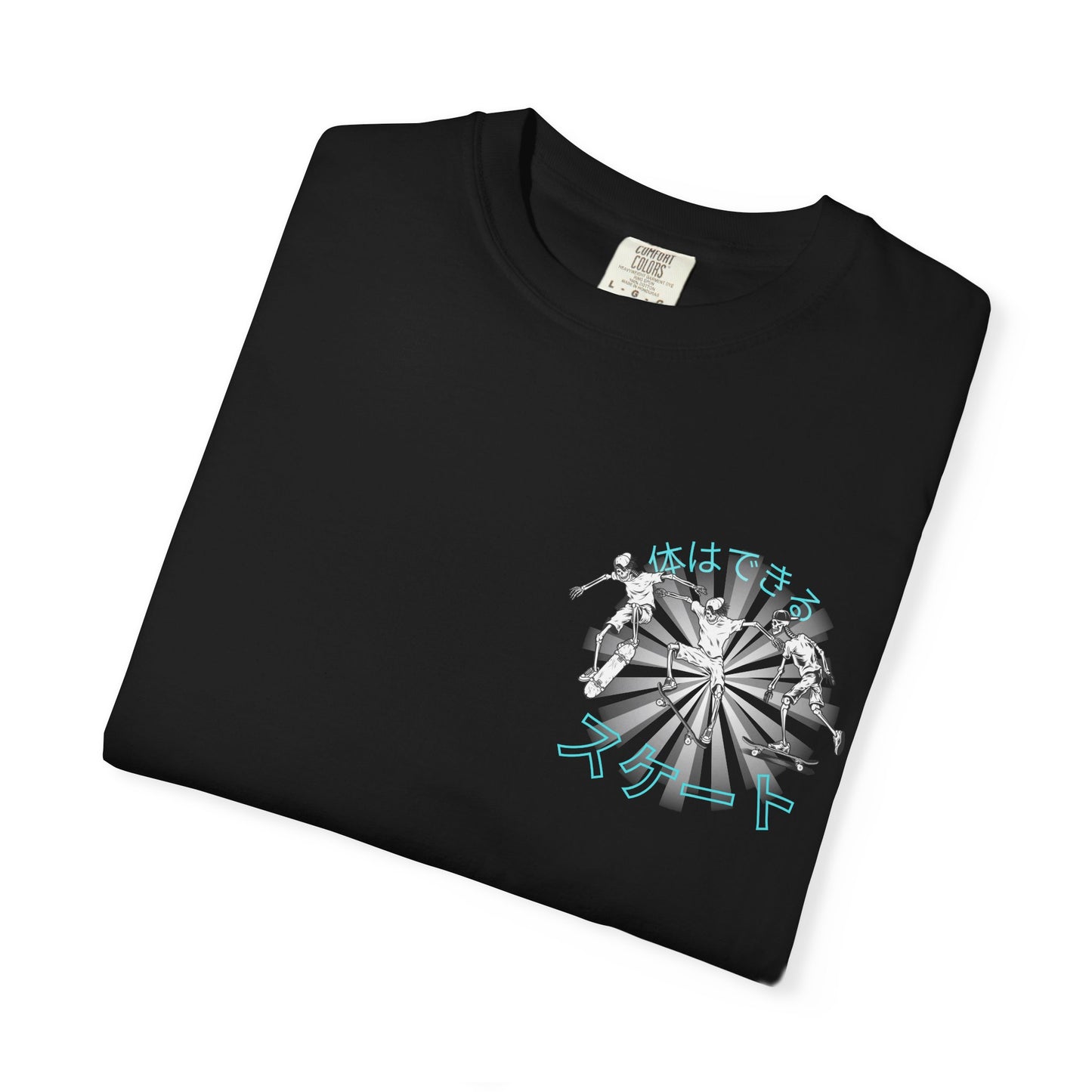 Japanese Skateboarding Design T-Shirt, Unisex Graphic Tee, Casual Streetwear, Gift for Skaters, Trendy Graphic T-Shirt, Funny Skate Shirt