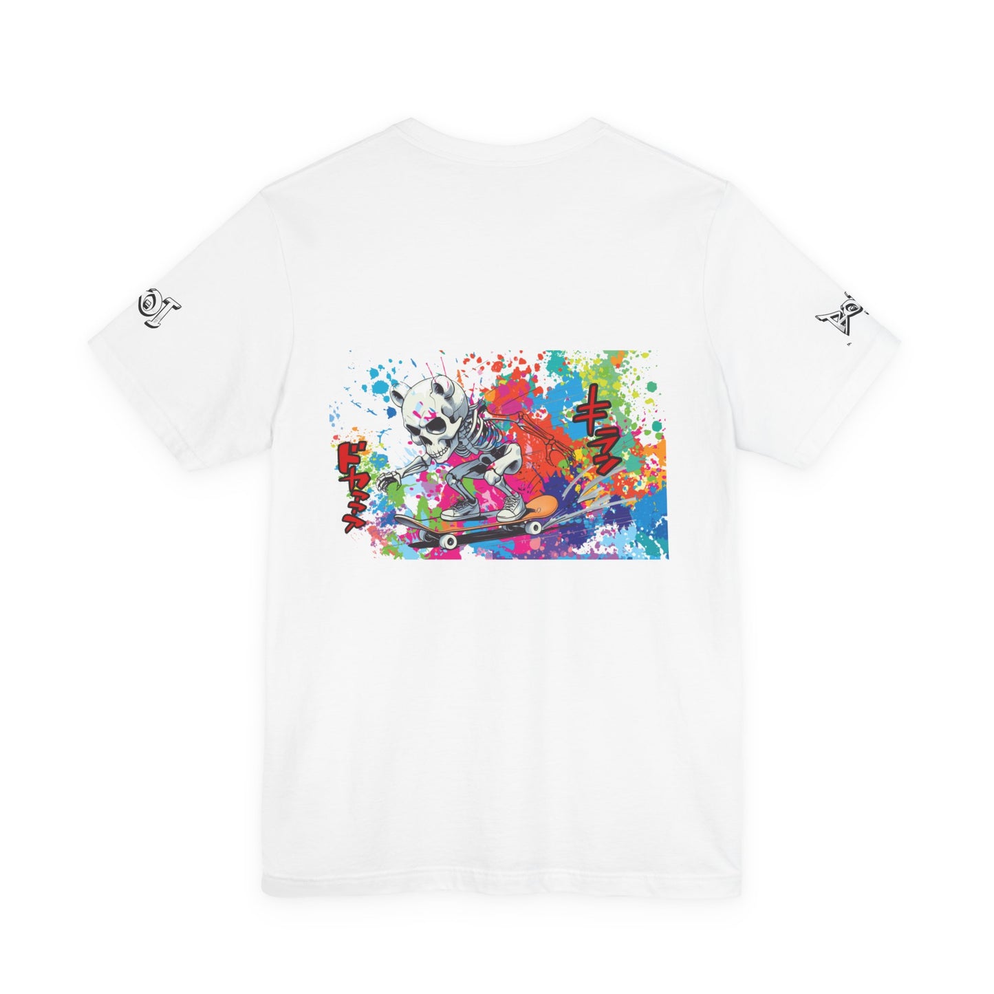 Colorful Skateboarding Art Unisex Tee, Trendy Graphic T-Shirt, Skate Culture Apparel, Fun Streetwear Gift, Summer Festival Shirt, [...]